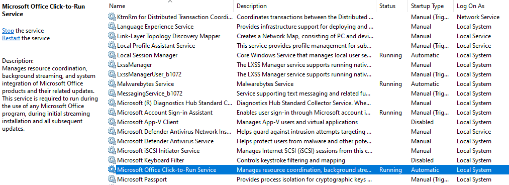 How to resolve error updating office please wait a moment followed by the application was unable to start correctly (0xc0000142) 3 Cloud School Docs - image 2 -