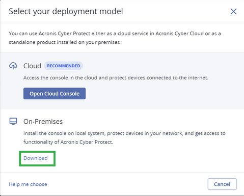 How to download the latest build of Acronis software 1 Cloud School Docs - image 6 -