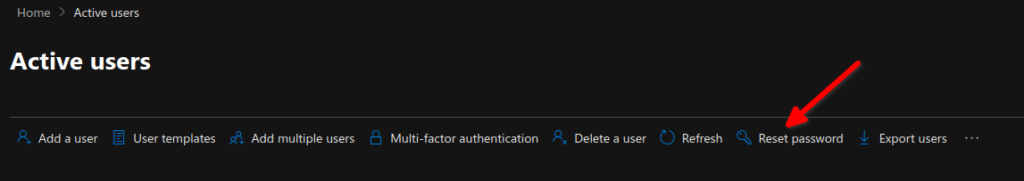 How to reset the password of a Microsoft 365 user 1 Cloud School Docs - image 15 -