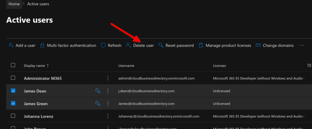 How to delete and restore Microsoft 365 users 1 Cloud School Docs - image 36 -
