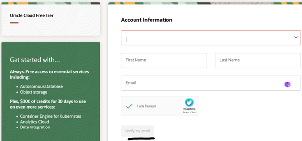 How to register for a free account in Oracle Cloud Infrastructure 3 Cloud School Docs - oci3 -